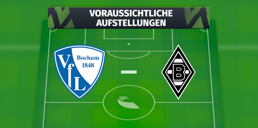 VfL Bochum – Borussia Mönchengladbach: Die voraussichtlichen Aufstellungen